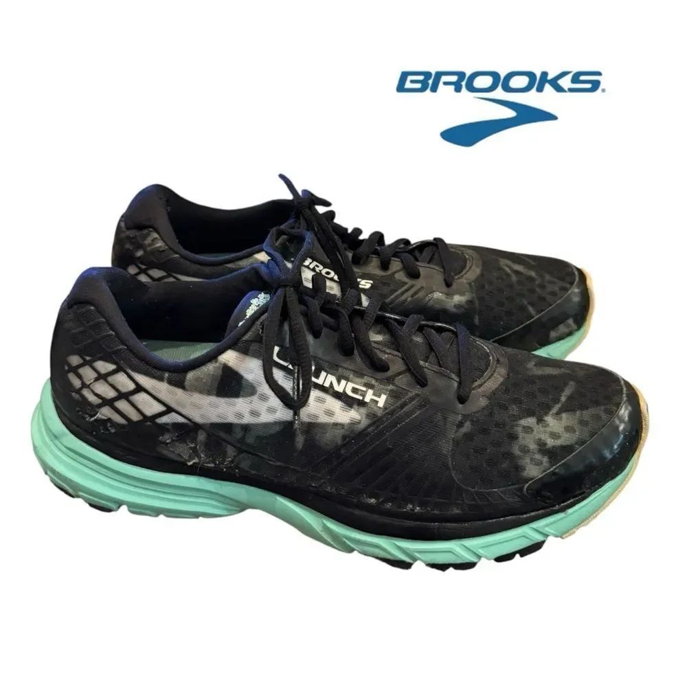 Brooks Launch 3 Black Mint Women’s Running Shoes Sneakers 9.5
